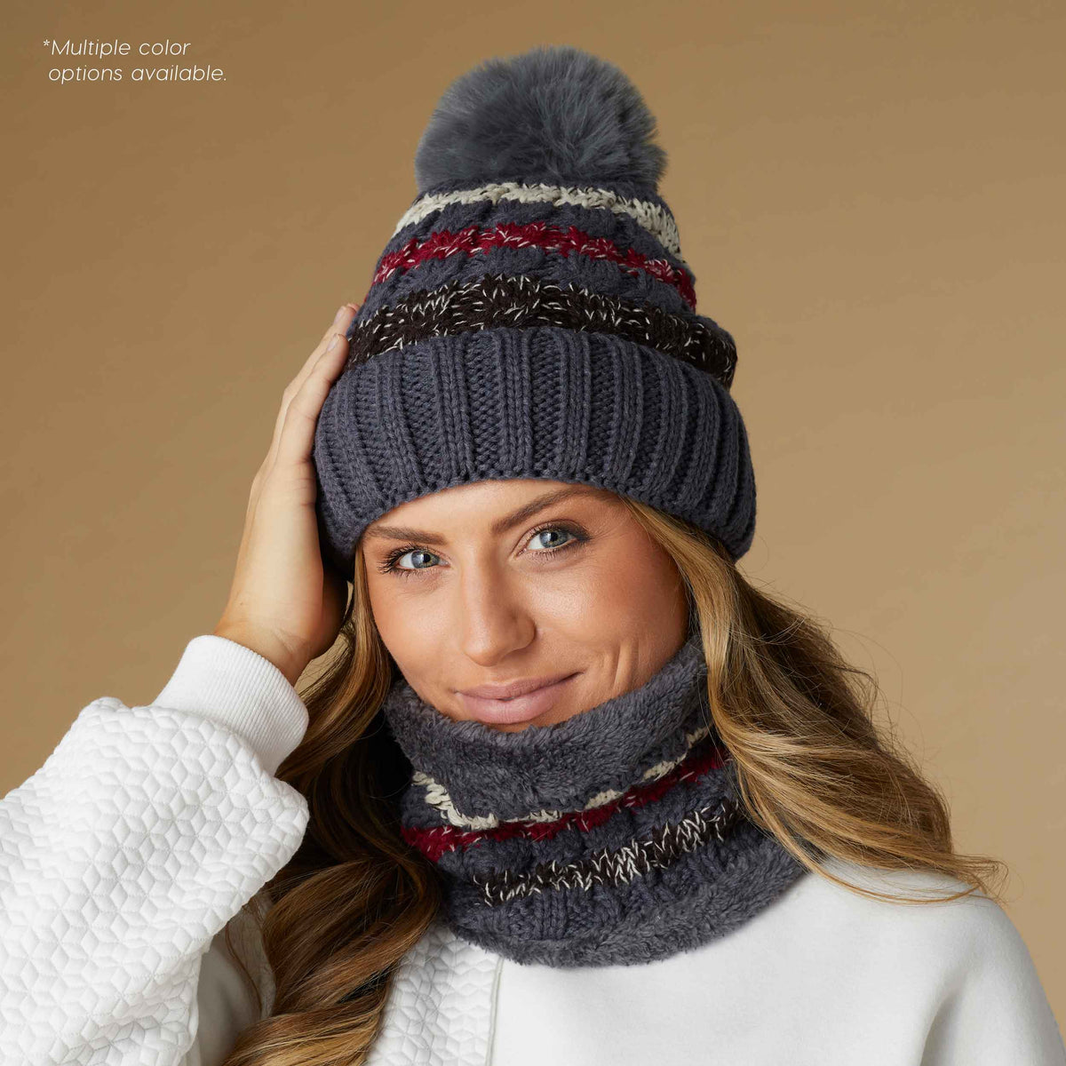 Classic Tweed Snood - Vibrant Skies main image 1