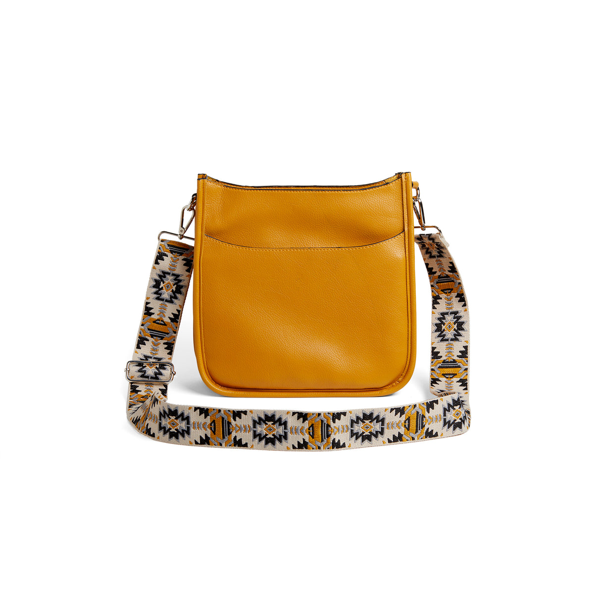 Mini Alma Zip Top Messenger + Strap - Mustard – COCO + CARMEN