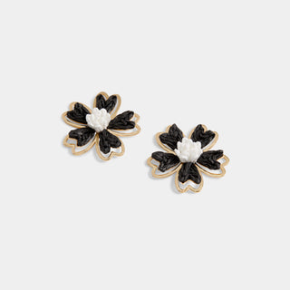 April Earrings - Black