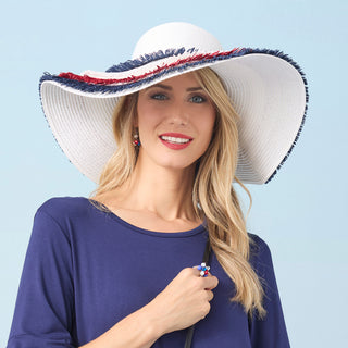 Darcy Hat - Red/White/Blue