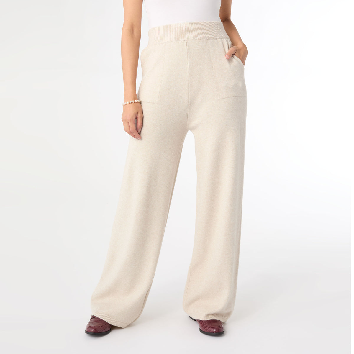 Heavenly-Luxe Wide Leg Bottoms - Oatmeal – COCO + CARMEN