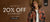 Promotional banner for a Labor Day sale with a person wearing a plaid shirt on a wooden background.