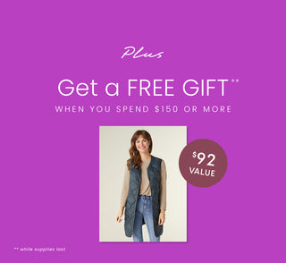 Free gift with $150+ while supplies last