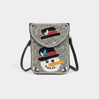 Artisan Beaded Holiday Crossbody