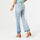 OMG ZoeyZip Wide Leg Jeans 2 Tone Wash - Light Denim