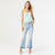 OMG ZoeyZip Wide Leg Jeans 2 Tone Wash - Light Denim