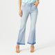 OMG ZoeyZip Wide Leg Jeans 2 Tone Wash - Light Denim