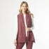 Weekend Brushed Drape Vest - Vermillion