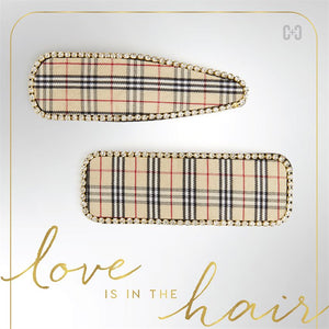 Cream Plaid