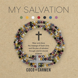 My Salvation Cross Bracelet - Silver