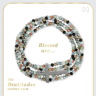 Beaditudes Cross Bracelet - Silver