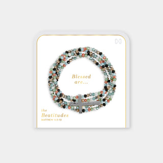 Beatitudes Cross Bracelet