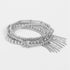 Adriel Bracelet Stack - Silver