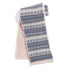 Fair Isle Knit Scarf - Pink