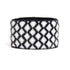 Fuzzy Diamonds Knit Ear Warmer Headband - Black