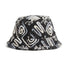 Felted Flowers Bucket Hat - Black