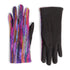 Felted Stripe Touchscreen Gloves - Rainbow