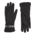 Belted Sherpa Cuff Touchscreen Gloves - Black