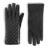 Quilted Puffer Touchscreen Gloves - Black