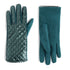Quilted Puffer Touchscreen Gloves - Forest