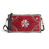 Artisan Beaded Clutch + Crossbody - Red