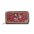 Artisan Beaded Wallet - Pink/Red