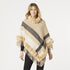 Aurelias Faux Fur Poncho  - Tan