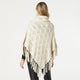 Casimir Chunky Knit Poncho  - Natural