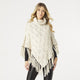 Casimir Chunky Knit Poncho  - Natural