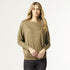 Toni Long Sleeve Dolman Top  - Olive