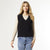 Aria V-Neck Sweater Vest   - Black - Final Sale - Black