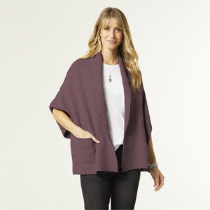 Peyton Wrap with Pocket  - Heather Rose