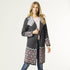 Taryn Aztec Cardigan  - Charcoal Heather/Multi