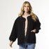Oaklynn Button Front Jacket - Black