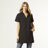 Karmen Lightweight Short Sleeve Puffer Zip Up Coat  - Black