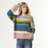 Mila Chunky Colorblock Stripe Sweater  - Multi