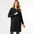 Lila Hooded Dress  - Black