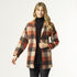 Candiance Shacket with Side Pocket  - Brown/Rust