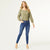 OMG ZoeyZip Skinny Jeans - Dark Denim