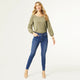 OMG ZoeyZip Skinny Jeans - Dark Denim