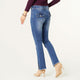 OMG ZoeyZip Bootcut Jeans with Front Slit - Medium Denim