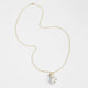 Pearl Snowman Necklace - Gold