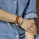 Soraya Stretch Bracelet - Gunmetal