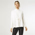 Charity Knit Top with Drawstring Waist - Winter White