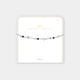 Aelia Anklet - Silver Double Chain Scallop