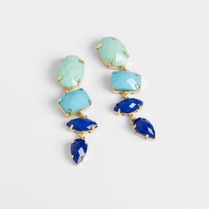 Willa Earrings - Blue