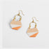 Stacey Earrings - Sand/Coral