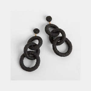 Sloane Earrings - Black