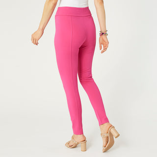 The Perfect Ponte Ankle Pant - Fuchsia Pink