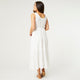 Meadow Gauze Tiered Tank Dress - White